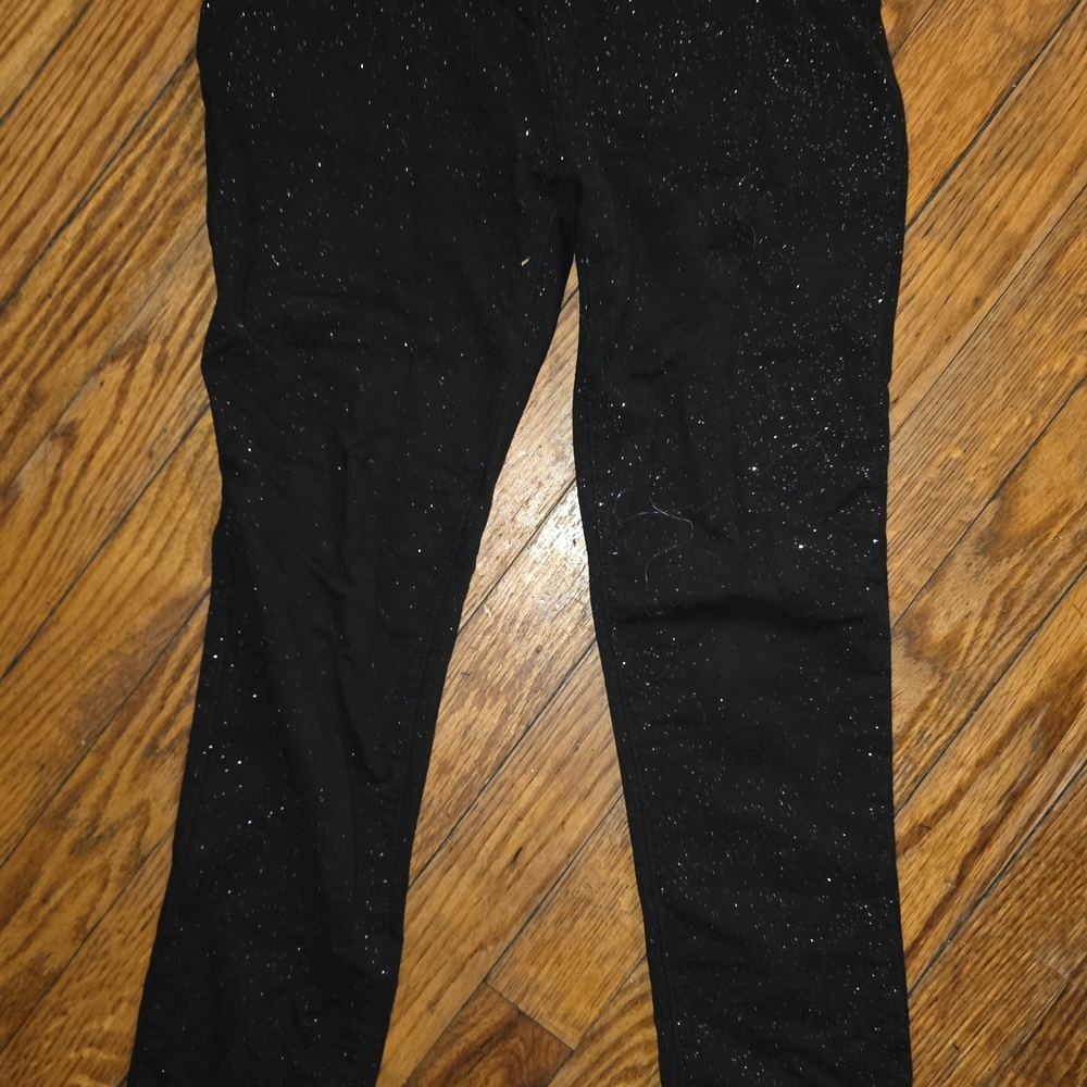 The Children's Place Black Sparkle Leggings for Kids